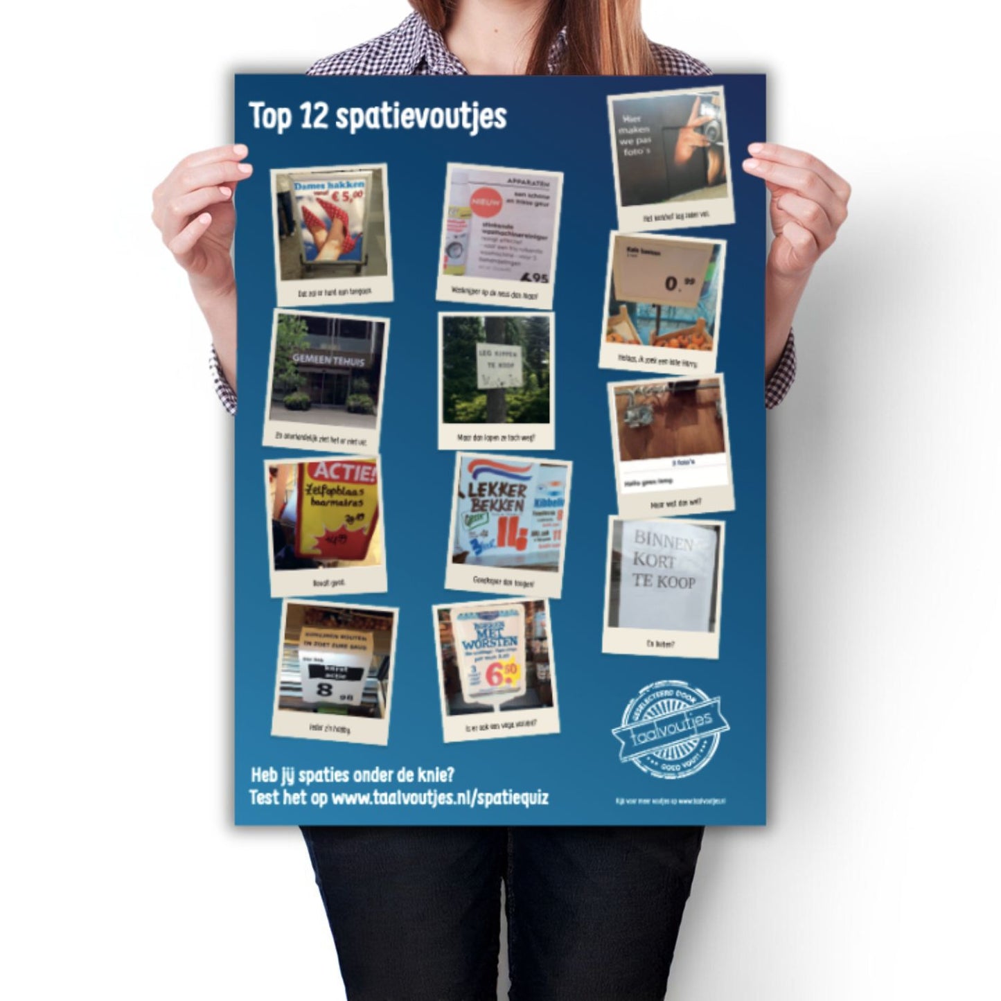 Set van 2 Taalvoutjes-posters (A2-formaat)