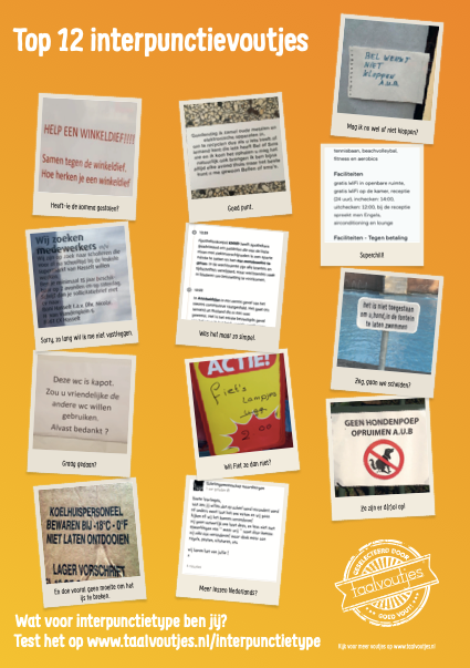 Taalvoutjes-poster Interpunctie (A2-formaat)