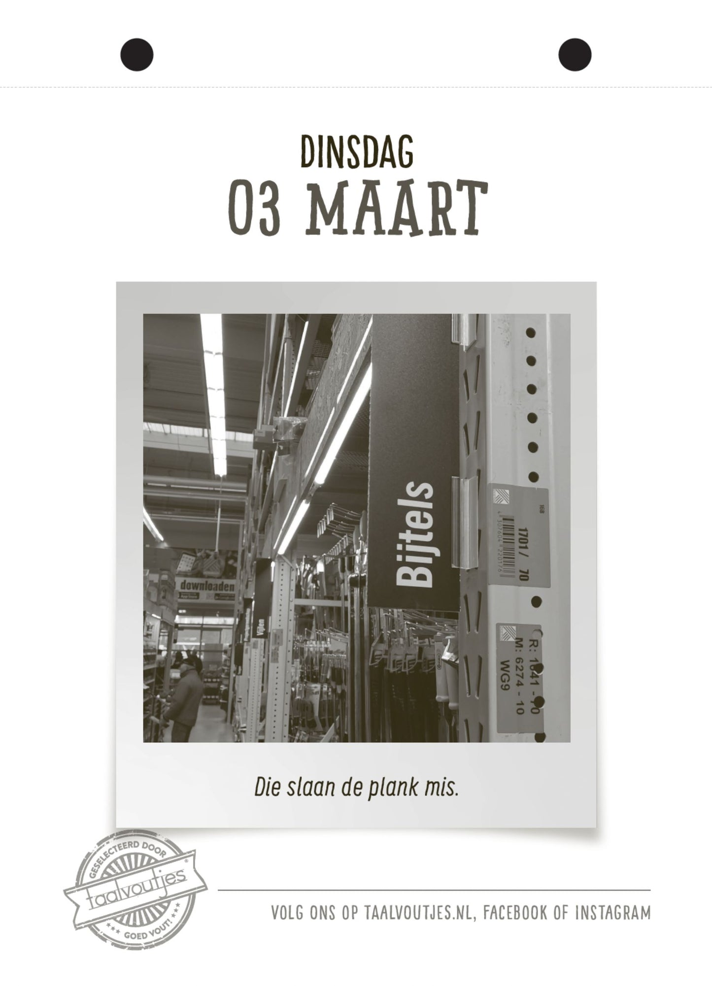 Taalvoutjes-scheurkalender 2026