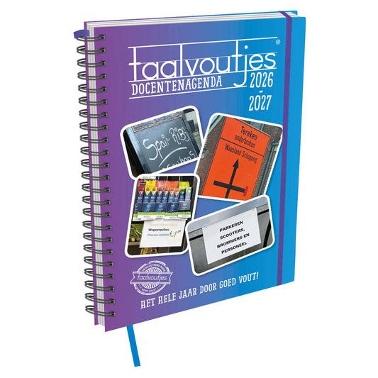 Pre-order: Taalvoutjes-docentenagenda 2026/2027 (A5+-formaat)