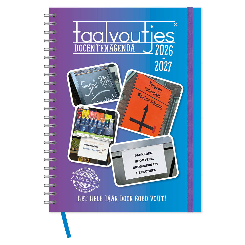 Pre-order: Taalvoutjes-docentenagenda 2026/2027 (A5+-formaat)