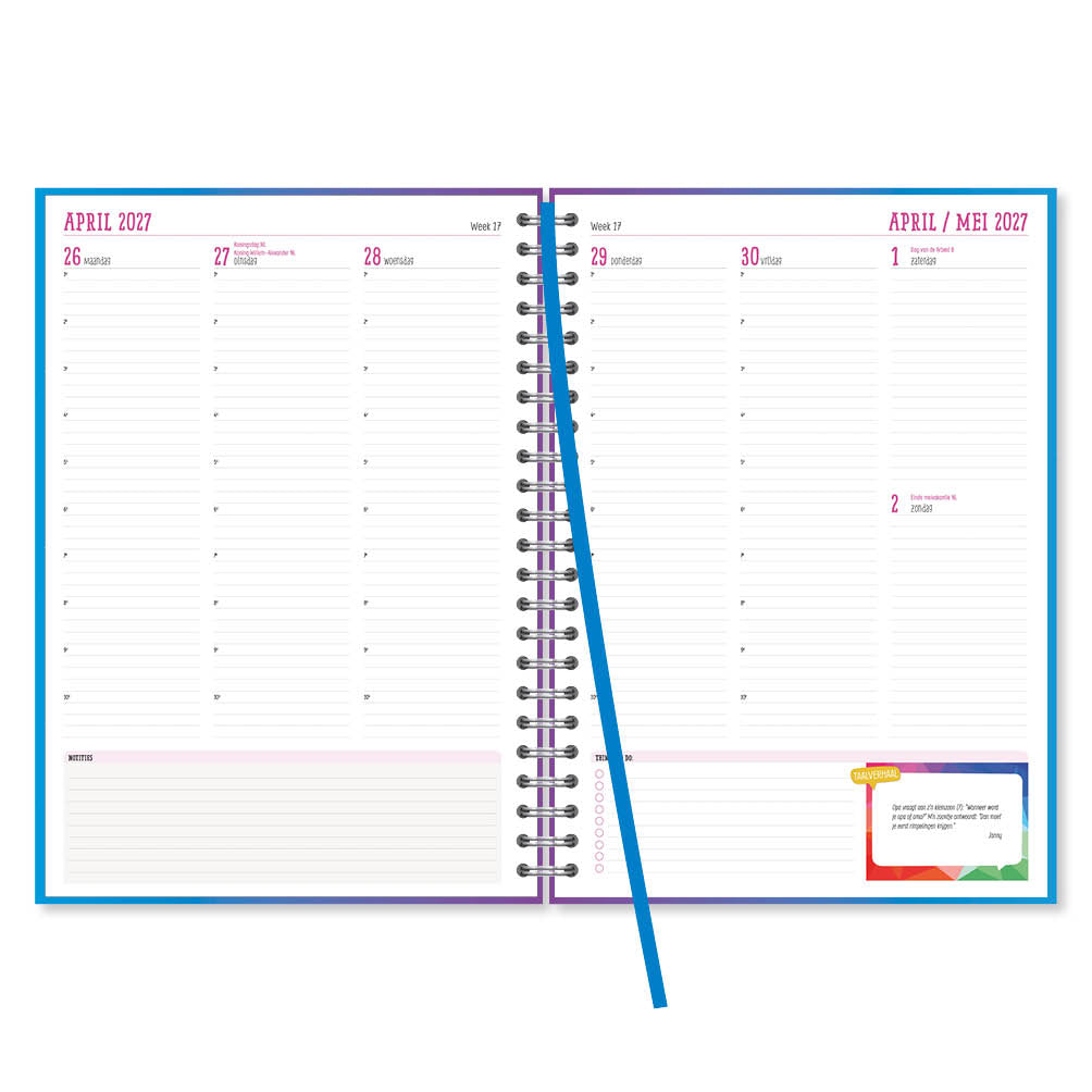 Pre-order: Taalvoutjes-docentenagenda 2026/2027 (A5+-formaat)