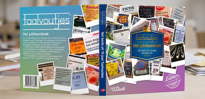 Reserveer nu: Taalvoutjes-Jubileumboek - het beste uit vijftien jaar taalvoutjes!