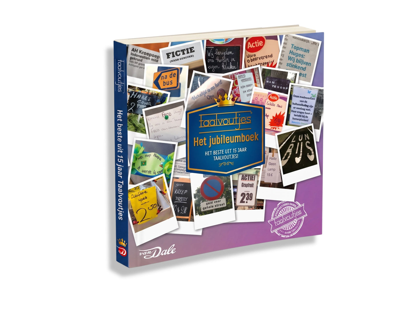 Reserveer nu: Taalvoutjes-Jubileumboek - het beste uit vijftien jaar taalvoutjes!