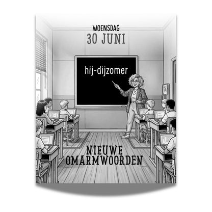 Taalvoutjes Scheurkalender 2027 + gratis katoenen tas - reserveer nu!