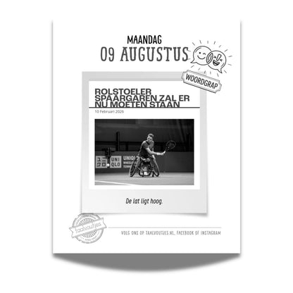 Taalvoutjes Scheurkalender 2027 + gratis katoenen tas - reserveer nu!
